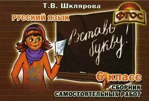 Сборник самостоятельных работ "Вставь букву!",  6 класс - фото 1