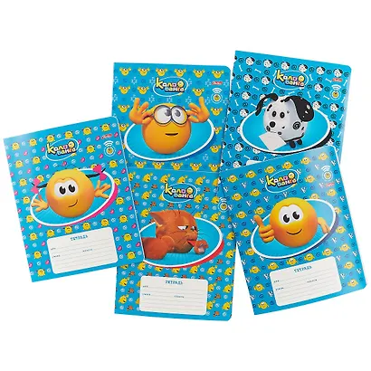 Тетрадь в линейку Hatber, "Веселые смайлики. Колобанга", 18 листов, в ассортименте - фото 3