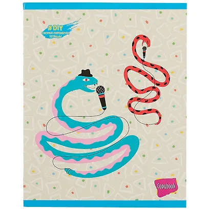 Тетрадь в клетку Listoff, "DIY Collection. Летнее настроение", 48 листов, в ассортименте - фото 3