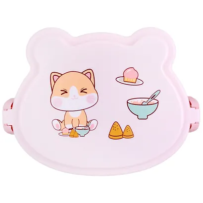 Ланч-бокс Котенок 450 мл (пластик) (14х19) - фото 2