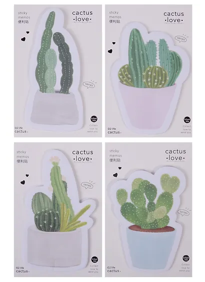 Самоклеящийся блок «Кактусы», 60 листов - фото 3