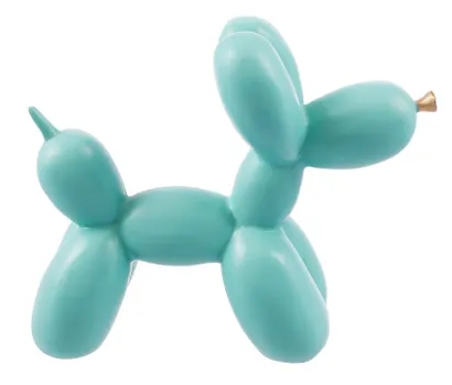 Декоративная фигурка Собачка-шарик (мятная) (21х17) (керамика) (12-Foryoucraft-202506-D5) - фото 4