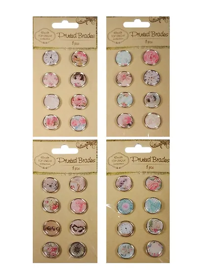 Набор для творчества, Цветные брадсы, d=2см, 8шт, в ассортименте - фото 2