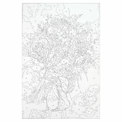 Картина по номерам "Букет невесты" 20х30 см - фото 4