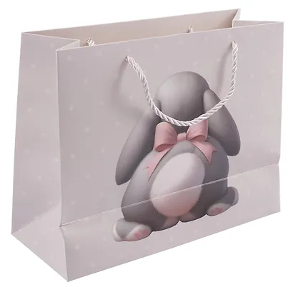 Пакет А4 25,5*20*10 "Bunnies" горизонт., дет., бум.мат., ассорти - фото 8