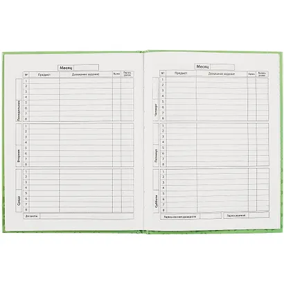 Дневник школьный Феникс+, "Фактура на зелёном" - фото 2