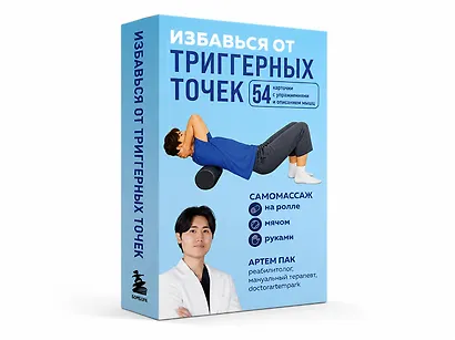 Избавься от триггерных точек. 54 карточки с упражнениями и описанием мышц - фото 3