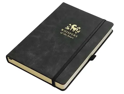 Ежедневник дат. 2026г. А5 176л 140x200 мм "Grace" черный, иск.кожа, тв.переплет, тисн.фольгой, резинка, скругл.углы - фото 2