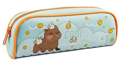 Пенал-косметичка "Реально крутой Капибара", на молнии мягкий - фото 1