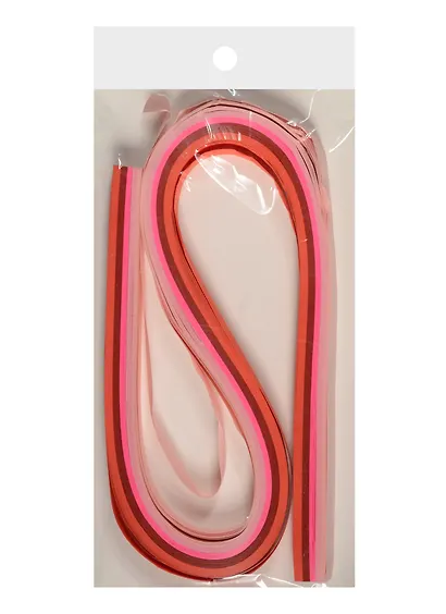 Бумага для квиллинга в пакете с подложкой (10mm) (120 листов) (52cm), оттенки красного (11-239 - фото 1