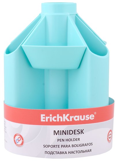 Подставка настольная «Mini Desk, Pastel», Erich Krause, пластик, вращающаяся, мятная - фото 2