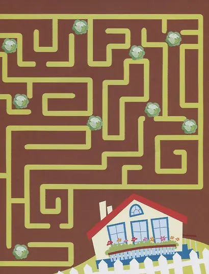 Тракторы. Лабиринты с наклейками - фото 4