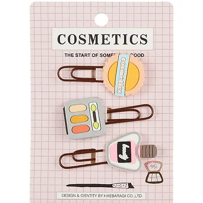 Набор Скрепки-закладки Косметика (3 шт) (12-24730B-EX-25335) - фото 5