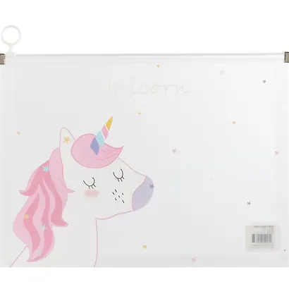 Папка на молнии «Unicorn», А4 - фото 1