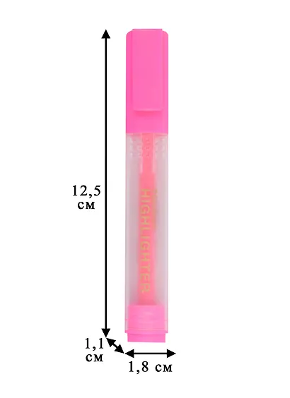 Текстовыделитель GoodMark, розовый 4 мм - фото 3