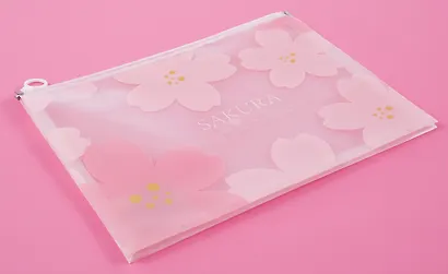 Папка на молнии А4 "Сакура" с расширением, ассорти - фото 3