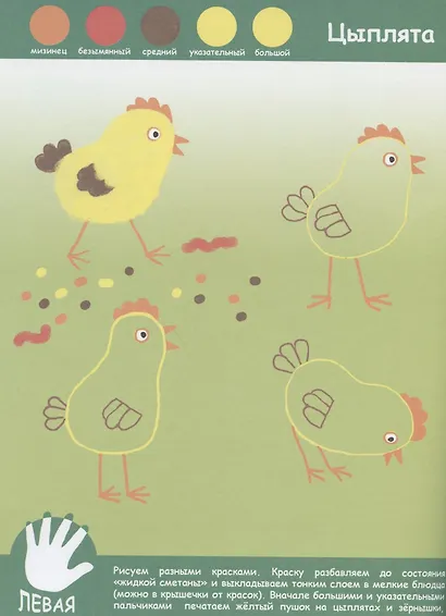 Домашние животные. Рисуем пальчиками - фото 2