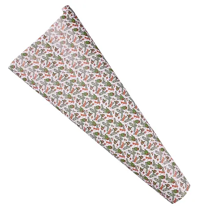 Бумага упаковочная 70*100см "Гусь с подарками" НГ,супергладкая,инд.уп. - фото 2