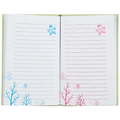 Записная книжка А6 50л "Avocado" в коробке с замочком, ассорти - фото 5