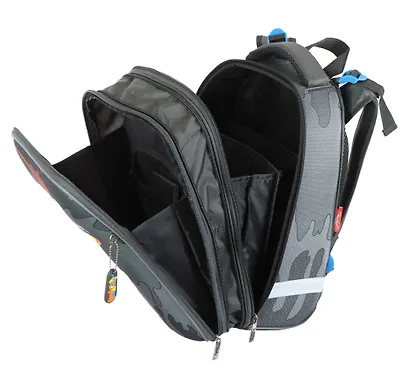 Рюкзак каркасный Hatber, ERGONOMIC Graffiti 37*29*17см, 2 отделения на молнии, светоотражающие элементы - фото 6