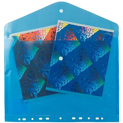 Папка-конверт с цветной окантовкой, А4 - фото 2