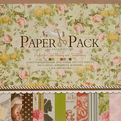 Набор бумаги для скрапбукинга Perfect Craft "Французское путешествие" 30,5*30,5см" 029-SB - фото 3