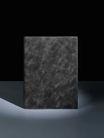 Ежедневник недатированный А5+ 160 листов "Фланстер" графитовый, мягк.переплёт, искусственная кожа - фото 11