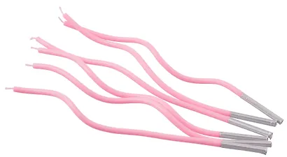 Набор свечей для торта Pink Wave (волны розовые) (6шт) (17см) (12-7color-candle_18) - фото 3