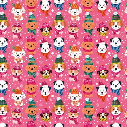 Бумага упаковочная 70*100см "Веселый Новый Год" НГ,инд.уп., ассорти - фото 3