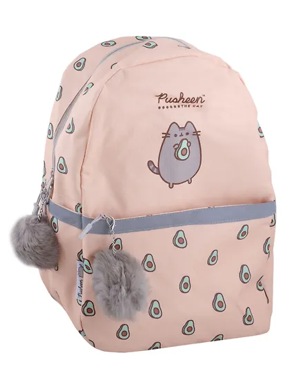 Рюкзак "Pusheen" 1отд., 38,5*29*15 полиэстер, карман для ноутбука, регул.лямки, светоотраж.элем. - фото 1
