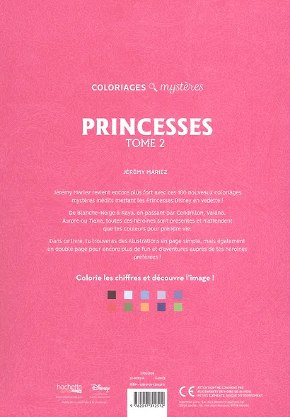Coloriages mystères Disney - Princesses Tome 2 - фото 2