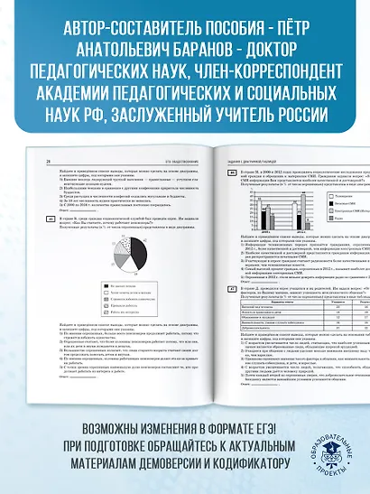 ЕГЭ. Обществознание. 100 заданий с диаграммами, таблицами и графиками - фото 6