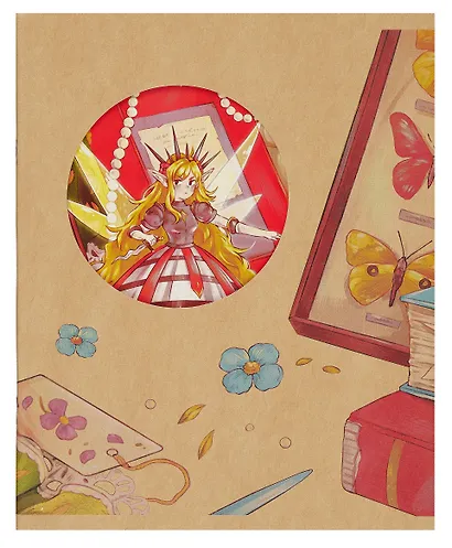 Тетрадь в клетку Listoff, "Феи (экслюзив)", А5, 48 листов, двойная обложка - фото 1