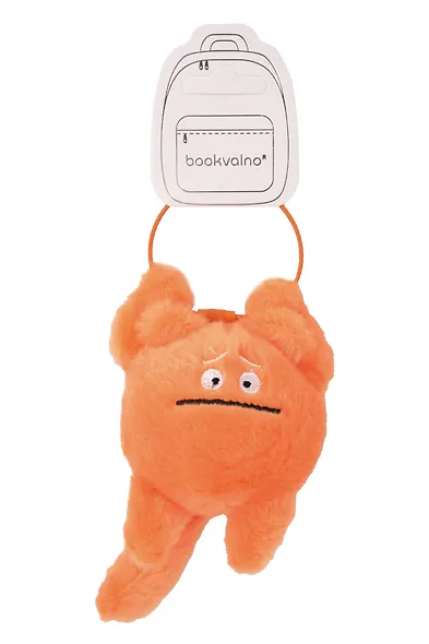 Брелок-обвес на сумку Чудик оранжевый (плюш) (9х6) (12-202509-YSK-81) - фото 1