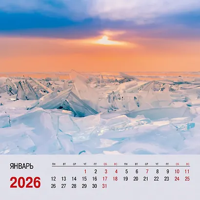 Календарь 2026г 320*320 "Природа" настенный, на спирали - фото 4