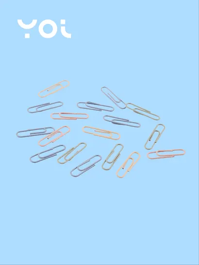 Скрепки Yoi, Inspiration series, 33 мм 60 штук, в ассортименте - фото 4