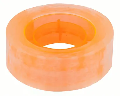 Лента клейкая 19мм*33м прозрачная с цветной втулкой, в ассортименте, 1 штука - фото 4