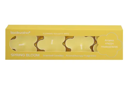 Набор чайных свечей «Цветы Spring bloom», Франжипани, 4 штуки - фото 2