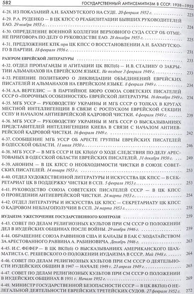 Государственный антисемитизм в СССР 1938-1953 От нач. до кульминации (Рос20вВДок) Костырченко - фото 7