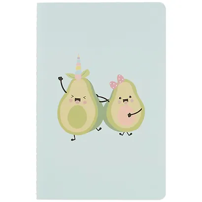 Тетрадь в клетку Kairui, Lovely avocados, 32 листа, в ассортименте - фото 3