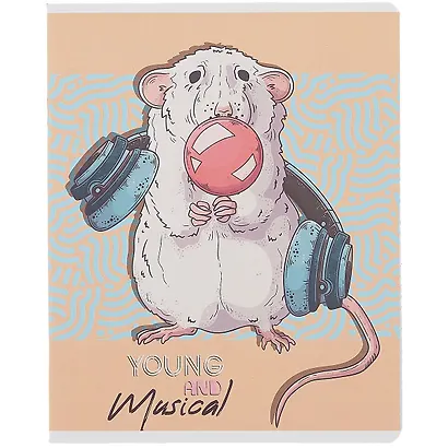 Тетрадь в клетку Academy Style, "Жуем", 48 листов - фото 6