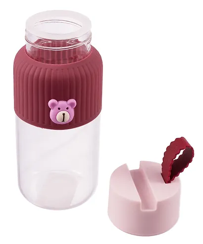 Бутылка с силиконовой накладкой Мишка (стекло) (460 мл) (12-07229-GJ75D) - фото 2