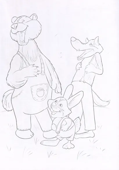 Герои любимых сказок. Посмотри и дорисуй - фото 4