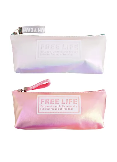 Пенал на молнии Free life (ПВХ) (20х8) - фото 3