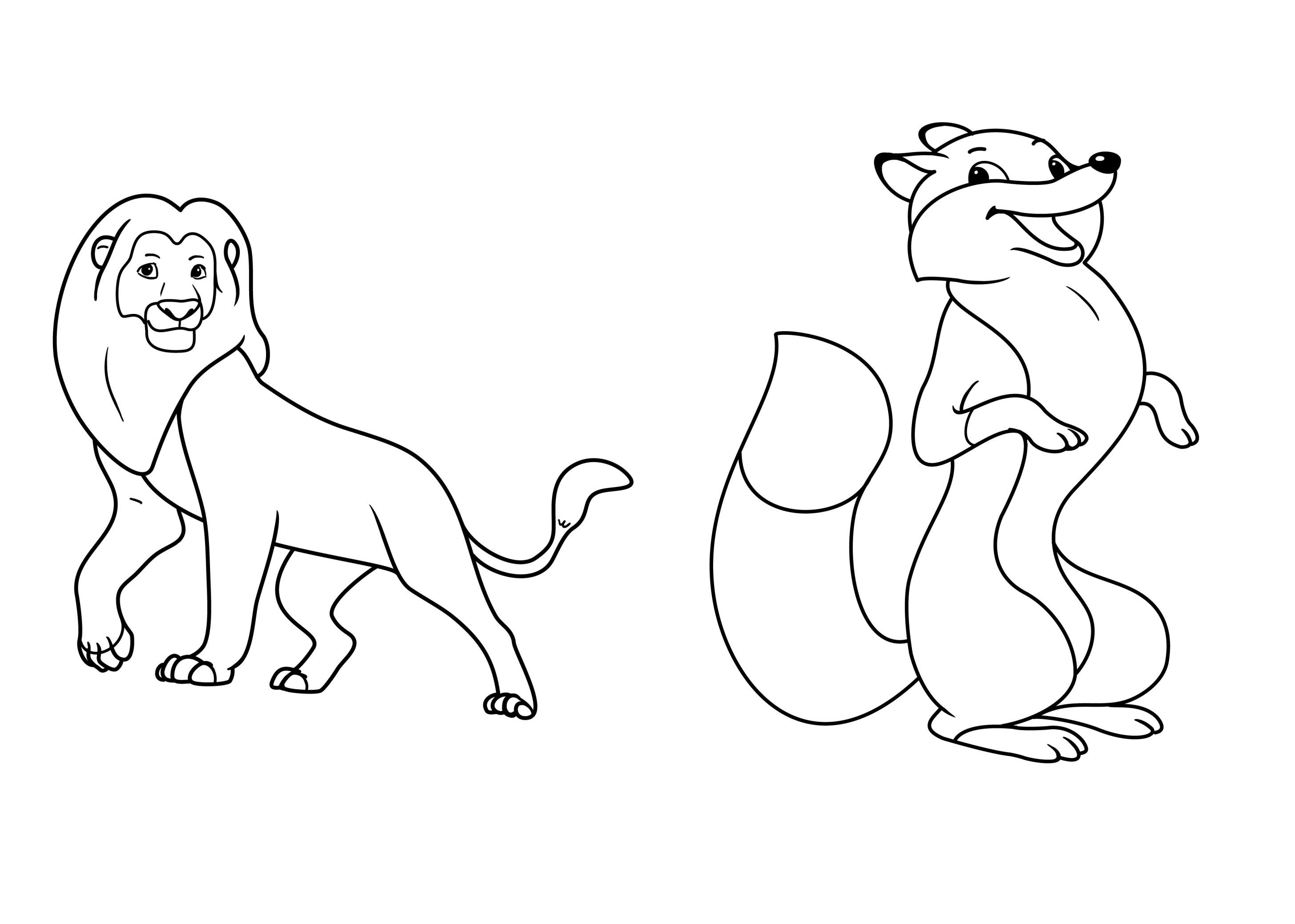 РАСКРАСКА А5 эконом. ДИКИЕ ЖИВОТНЫЕ - фото 3