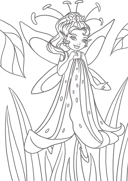 РАСКРАСКА А5 эконом. СКАЗОЧНЫЕ ФЕИ - фото 3