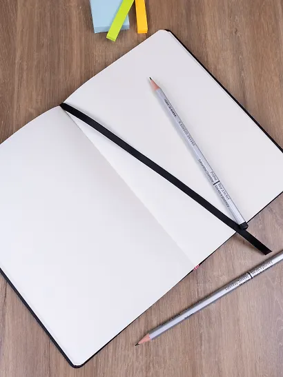 Скетчбук (21,2*14,5) 100л "Make your mark" черн.тв.переплет, резинка, ляссе, инд.уп. - фото 14