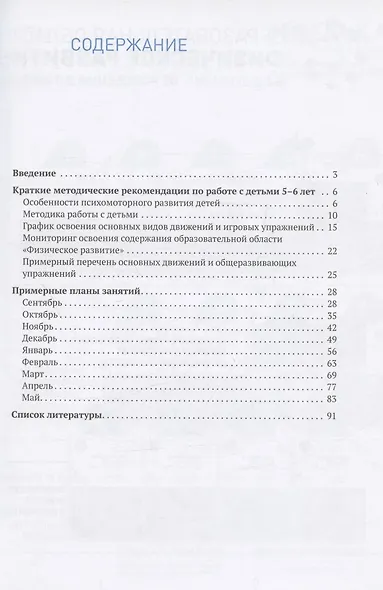 Планы физкультурных занятий с детьми 5-6 лет. ФГОС - фото 2