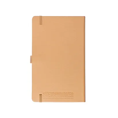 Скетчбук 13*21 80л "Sketchmarker"  капучино, 140г/м2, слоновая кость, тв.обл. - фото 3