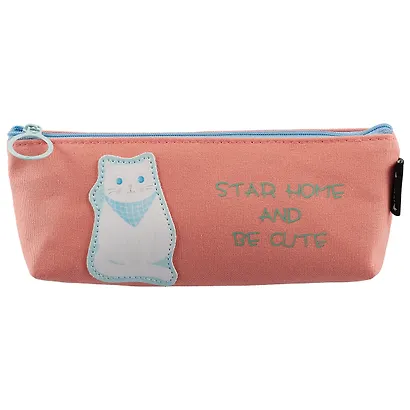 Пенал на молнии «Белый кот», 21 х 8.5 см - фото 2